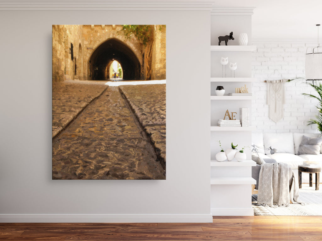Jerusalem Old City Print: Jewish Quarter Archway