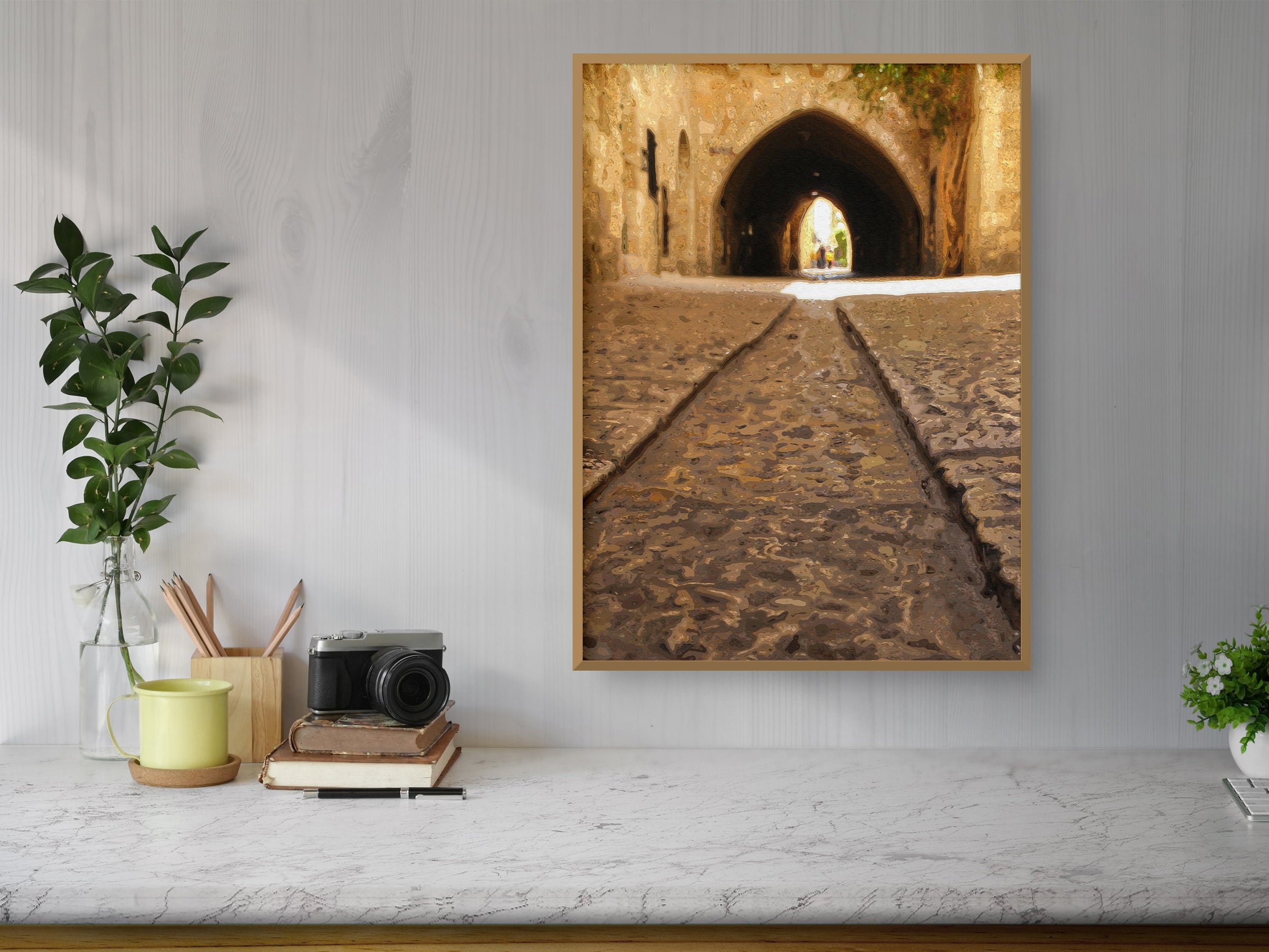 Jerusalem Old City Print: Jewish Quarter Archway