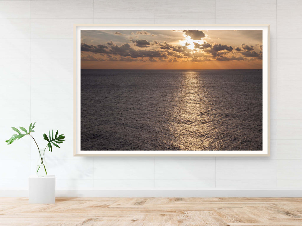 Holy Land Israeli Seascape Sunset — The Northernnost Point of Israel, Rosh Hanikra