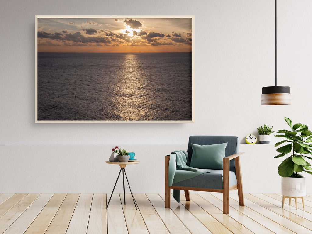 Holy Land Israeli Seascape Sunset — The Northernnost Point of Israel, Rosh Hanikra
