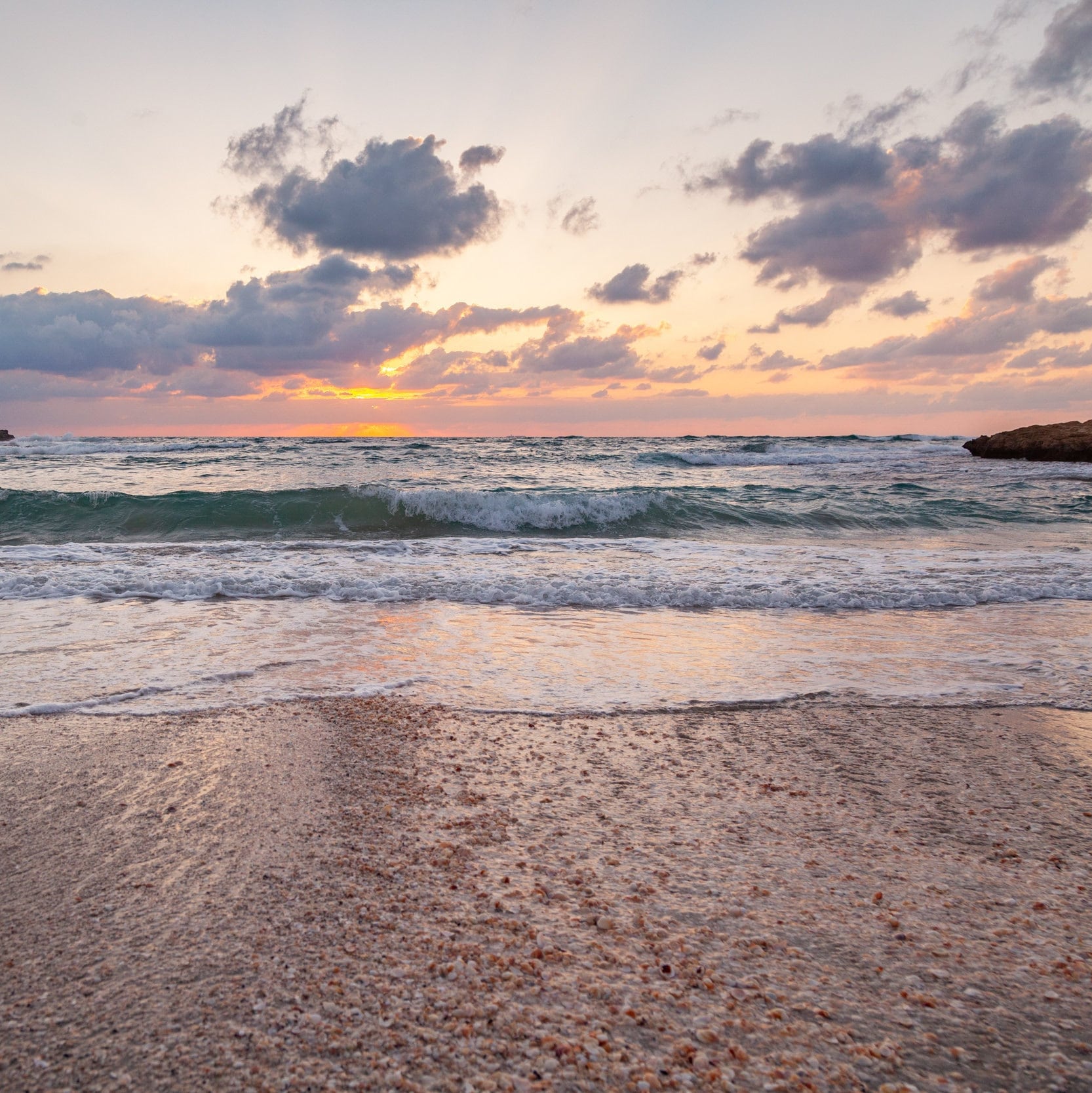 Israel Holy Land Seascape Sunset Beach Photography