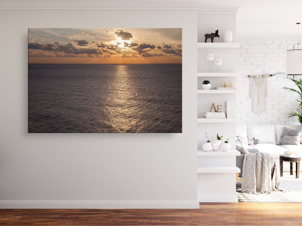 Holy Land Israeli Seascape Sunset — The Northernnost Point of Israel, Rosh Hanikra