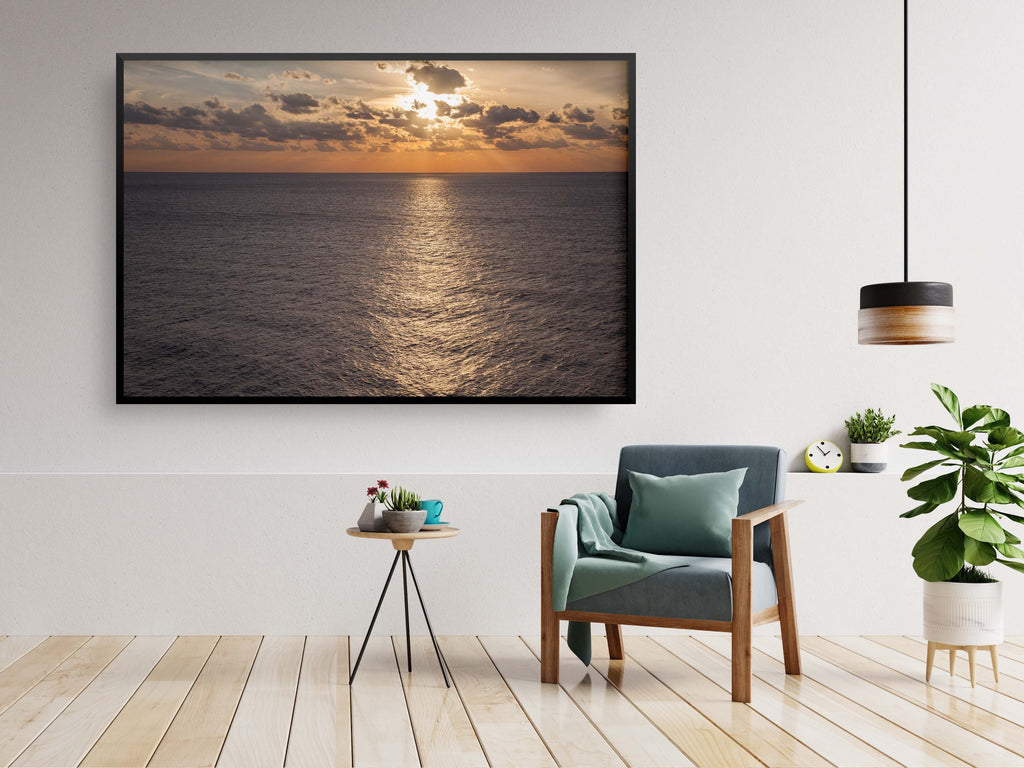 Holy Land Israeli Seascape Sunset — The Northernnost Point of Israel, Rosh Hanikra