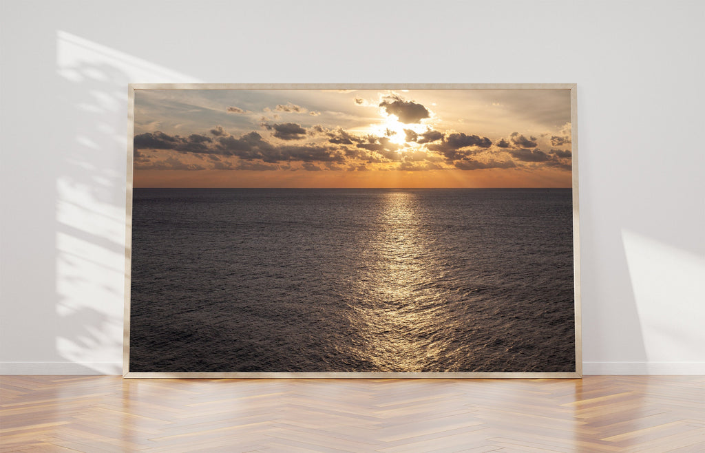 Holy Land Israeli Seascape Sunset — The Northernnost Point of Israel, Rosh Hanikra