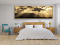 Dramatic Sky and Israeli Holy Land Desert Mountains Sunrise Landscape