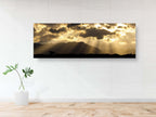 Dramatic Sky and Israeli Holy Land Desert Mountains Sunrise Landscape