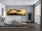 Dramatic Sky and Israeli Holy Land Desert Mountains Sunrise Landscape