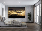 Dramatic Sky and Israeli Holy Land Desert Mountains Sunrise Landscape