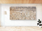 Extra Large Panoramic Kotel Western Wall with Green Vegetation