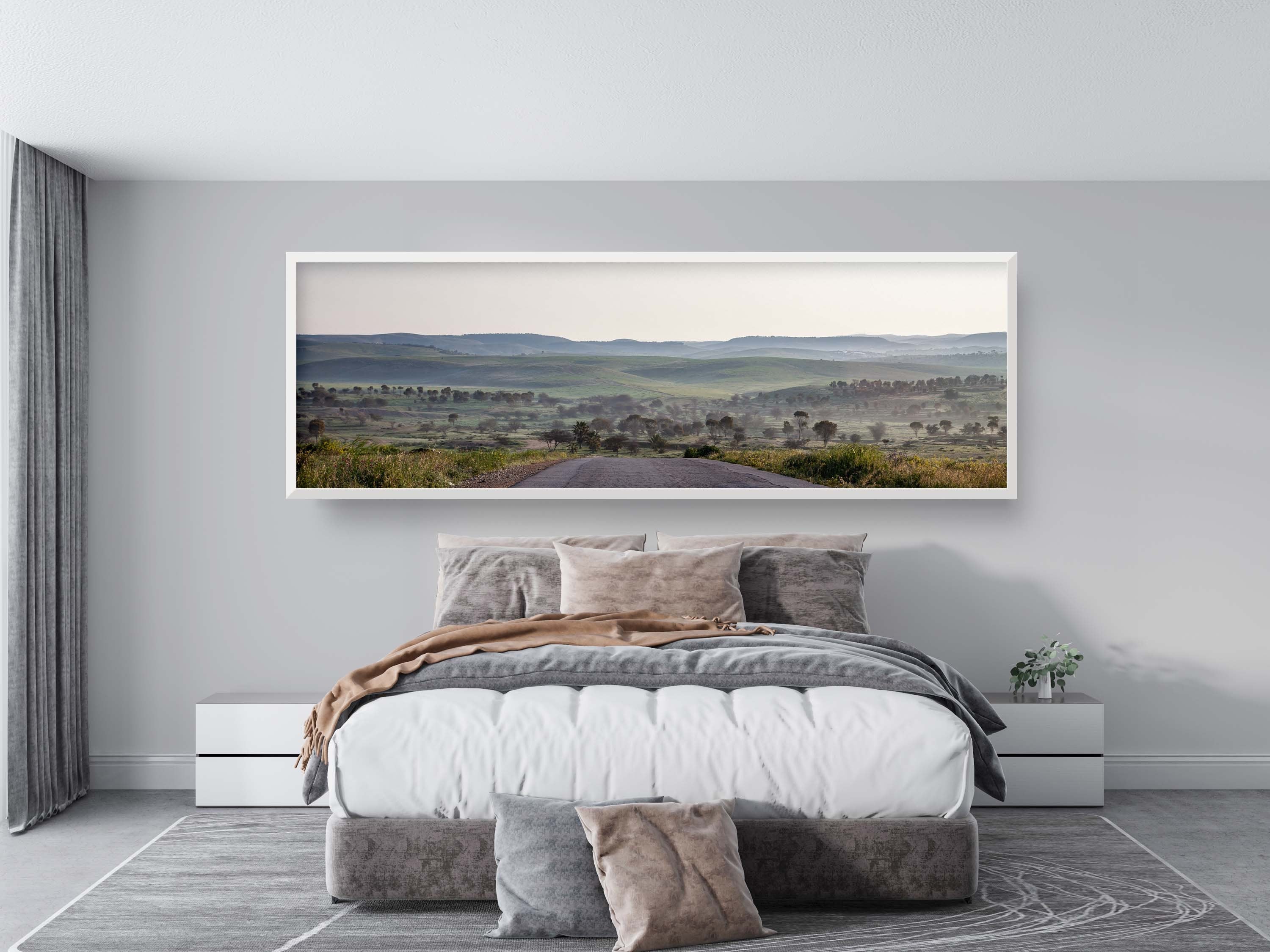 Israel Holy Land Panoramic Green Forest Landscape