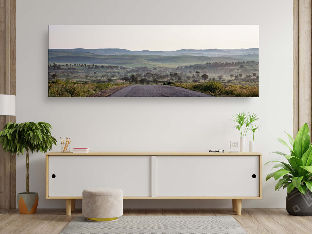 Israel Holy Land Panoramic Green Forest Landscape