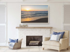 Holy Land Israeli Seascape — Beach and Waves At Sunset