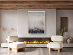 Jewish Kotel Wall Art Abstract Painting — People Praying at the Western Wall (Kosel)