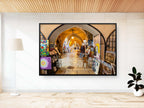 Jerusalem Old City Pedestrian Cardo Street with Artistic Galleries and Orthodox Man