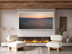Panoramic Israeli Holy Land Kinneret Sea of Galilee — Tiberias Lake Sunset