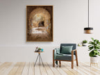 Holy Land Jerusalem Old City Painting — Jewish Quarter Olive Tree and Arch