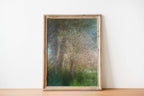 Holy Land Almond Tree Impressionist Painting — Jerusalem Almond Blossom