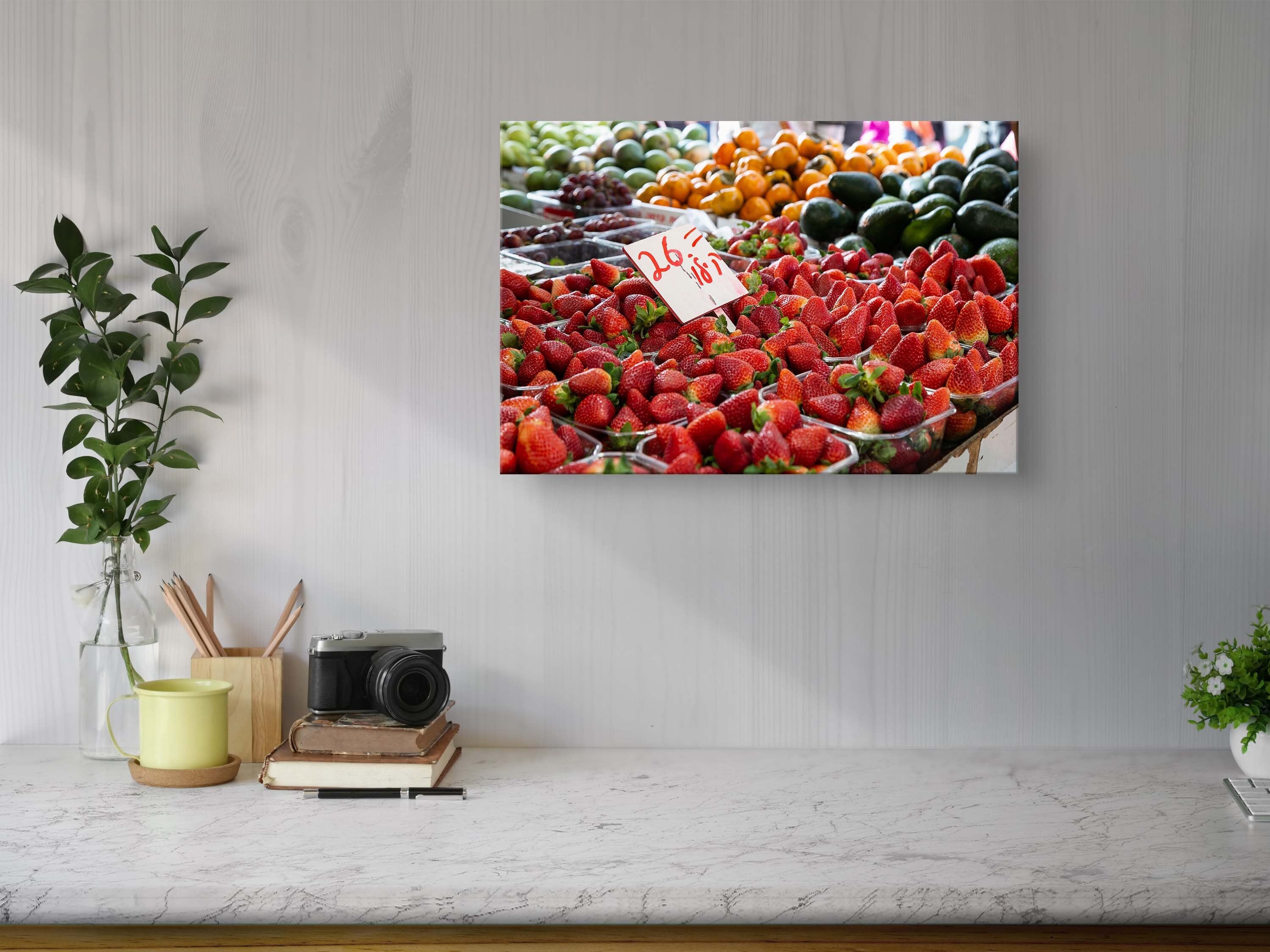 Holy Land Strawberries at the Jerusalem Market Mahane Yehuda — Colorful Kitchen Israel