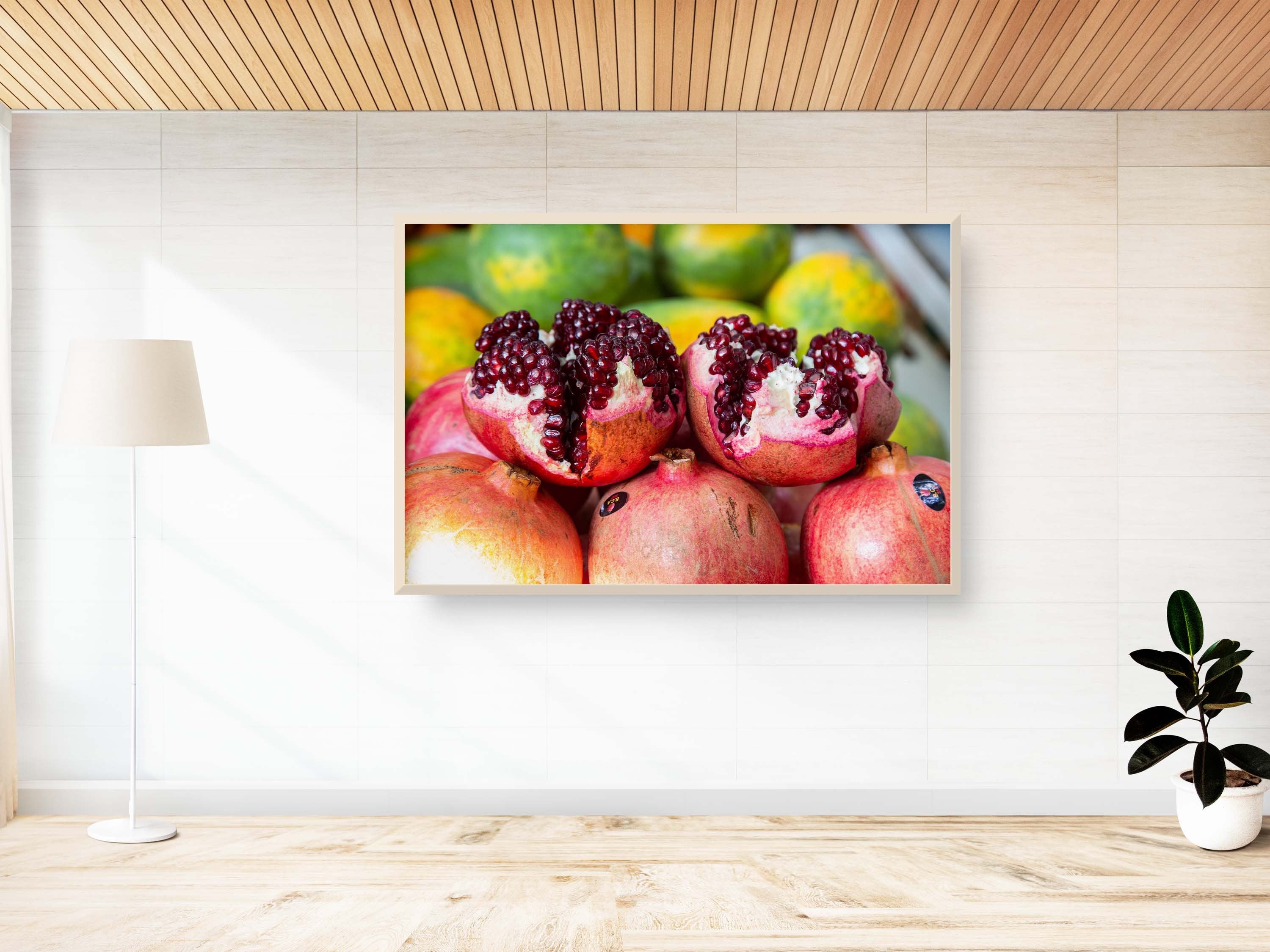 Holy Land Red Pomegranates Rimonim at the Jerusalem Market Mahane Yehuda — Kitchen