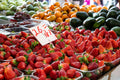 Holy Land Strawberries at the Jerusalem Market Mahane Yehuda — Colorful Kitchen Israel