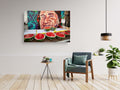 Jerusalem Food Market Red Watermelons Print: Machane Yehuda Kitchen