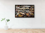 Holy Land Olives and Cheeses Shop at the Jerusalem Market Machane Yehuda — Kitchen