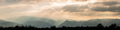 Panoramic Holy Land Mountains Sunrise Landscape Photography - Israeli Galilee Mountains