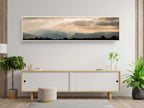 Panoramic Holy Land Mountains Sunrise Landscape Photography - Israeli Galilee Mountains
