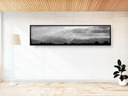 Black & White Panoramic Holy Land Mountains Sunrise Landscape Photography - Israeli Galilee Mountains