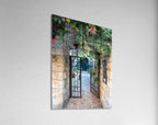 Jerusalem Garden Door Entrance with Ivy and Jerusalem stones
