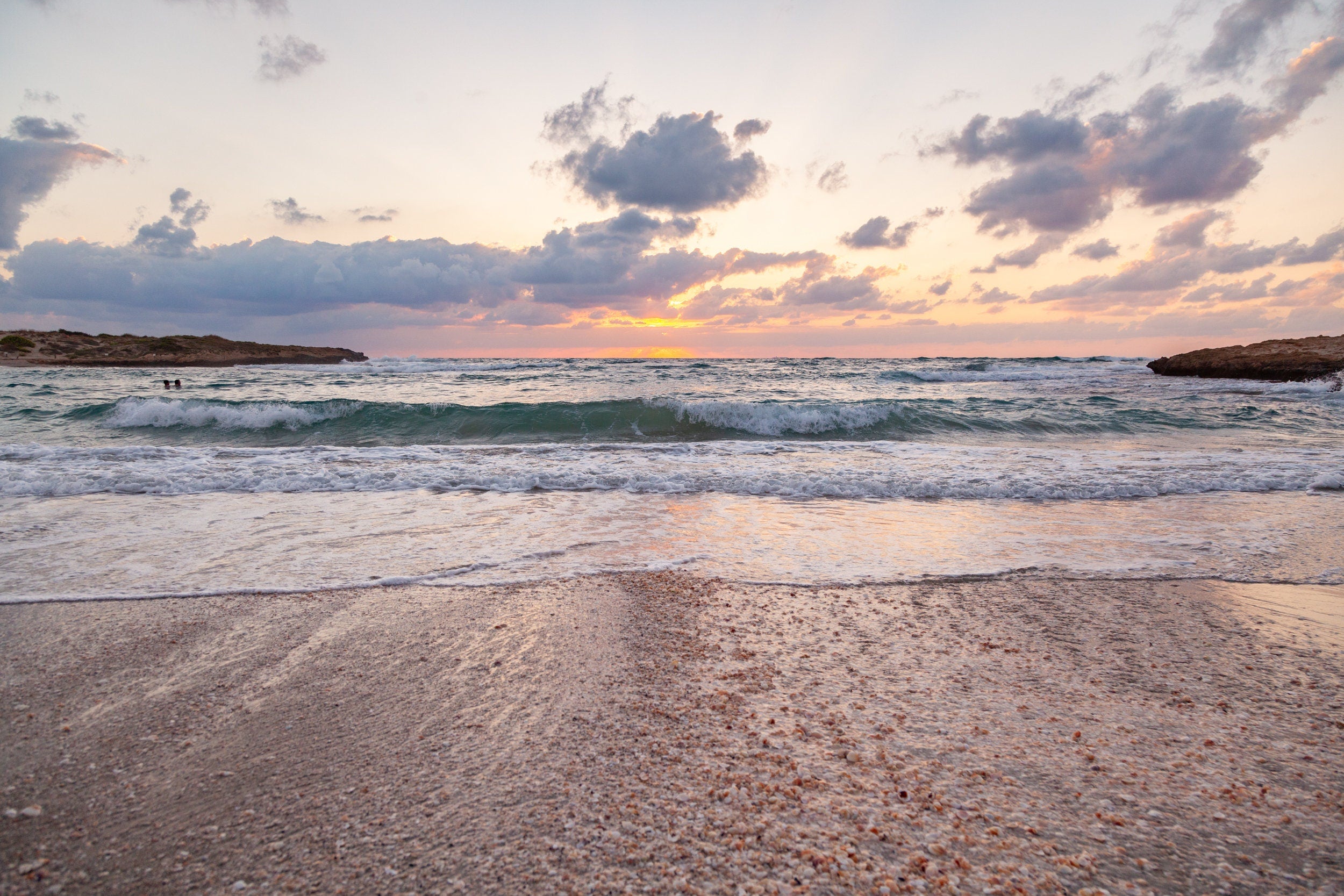 Israel Holy Land Seascape Sunset Beach Photography
