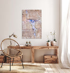 Kotel Western Wall Jerusalem Stone Print: Prayer Notes Lamed Hebrew Letter