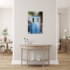 Israeli Jerusalem Blue and Gold Vintage Door Photography