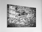 Black and White Israeli Jewish Kotel — Prayer Notes In a Western Wall Stone