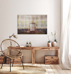 Jewish Old Bible Torah Scroll Opened Painting