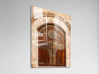 Jerusalem Old City Golden Wooden Door Photography — Elyahu Hanavi Sephardic Synagogue Entrance