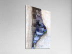 Jerusalem Kotel Western Wall Stone Gap — Prayer Paper Notes Between Stones