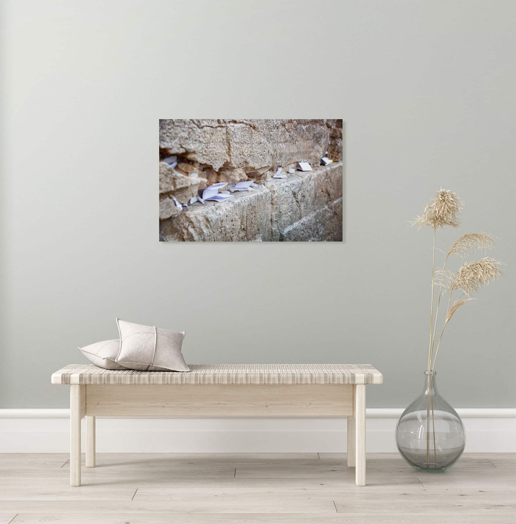 Praying Paper Notes in the Kotel Western Wall — Jerusalem Jewish Stones