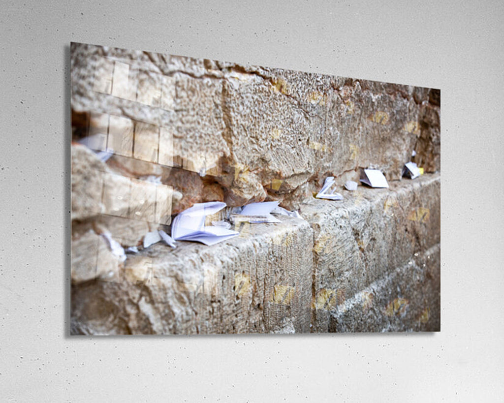 Praying Paper Notes in the Kotel Western Wall — Jerusalem Jewish Stones