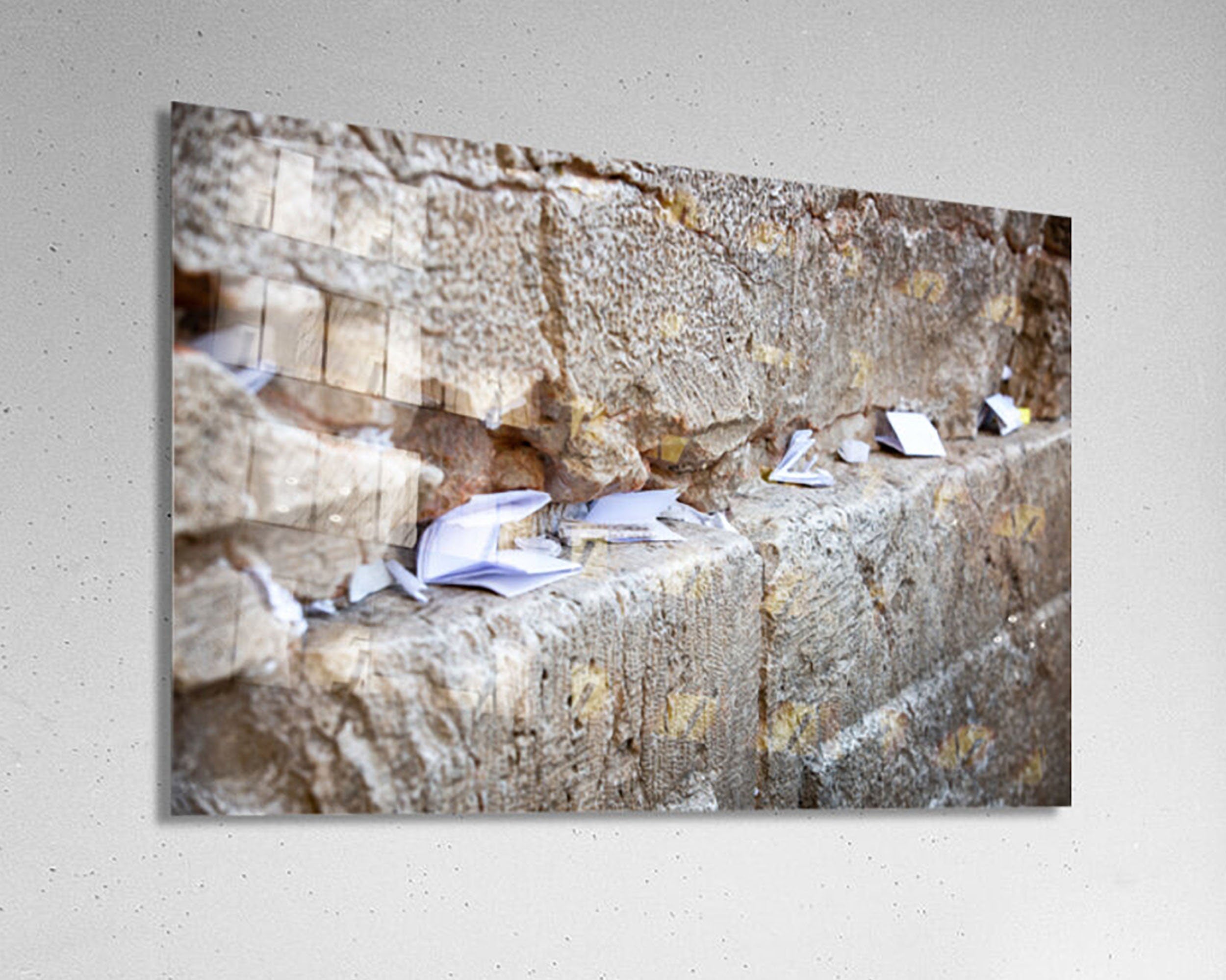 Praying Paper Notes in the Kotel Western Wall — Jerusalem Jewish Stones