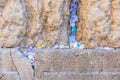 Kotel Western Wall Stone with colored prayer notes - Am Israel Chai