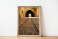 Jerusalem Old City Street with Old Stones and Arch