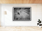 Unique Prayer Paper Note in a Western Wall Stone — Black & White Kotel