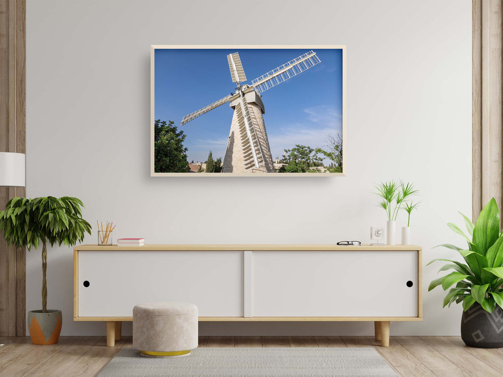 Jerusalem Windmill — Yamin Moshe Neighborhood Holy City