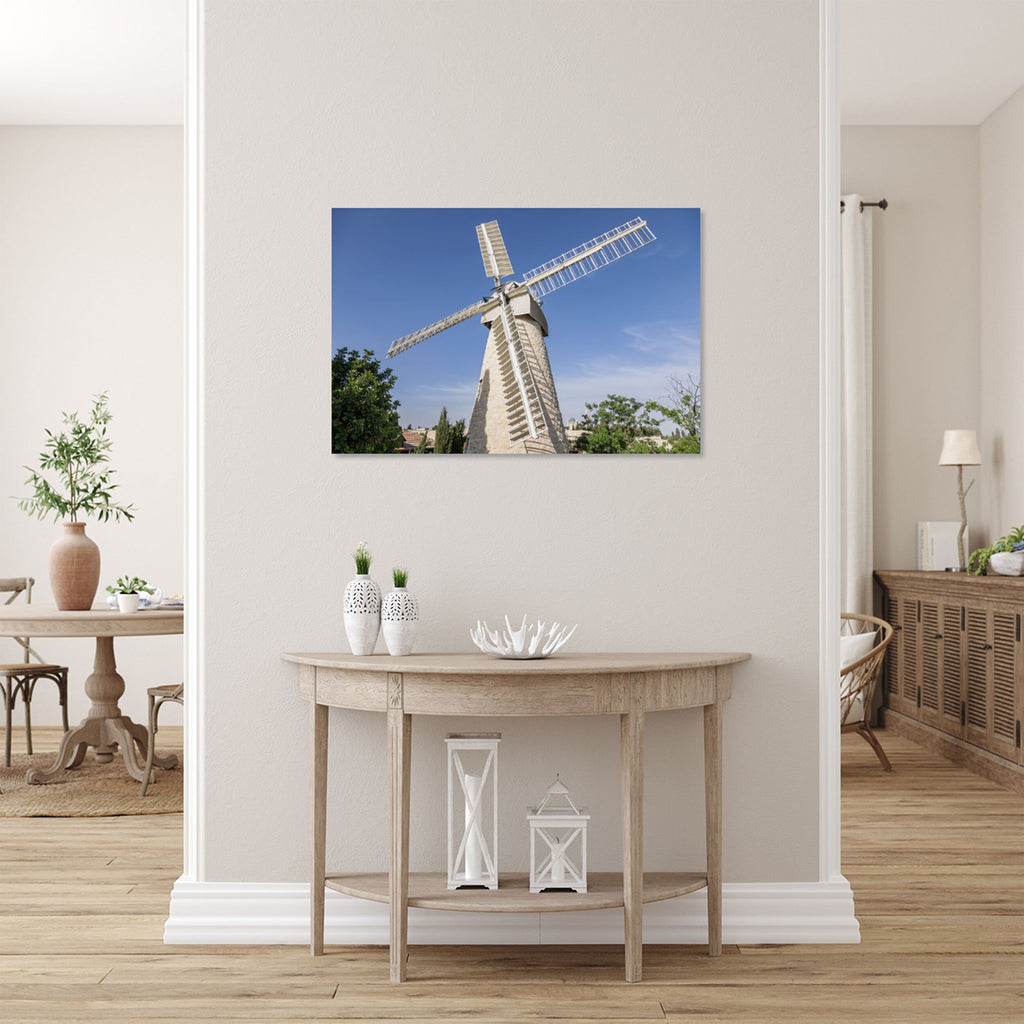 Jerusalem Windmill — Yamin Moshe Neighborhood Holy City