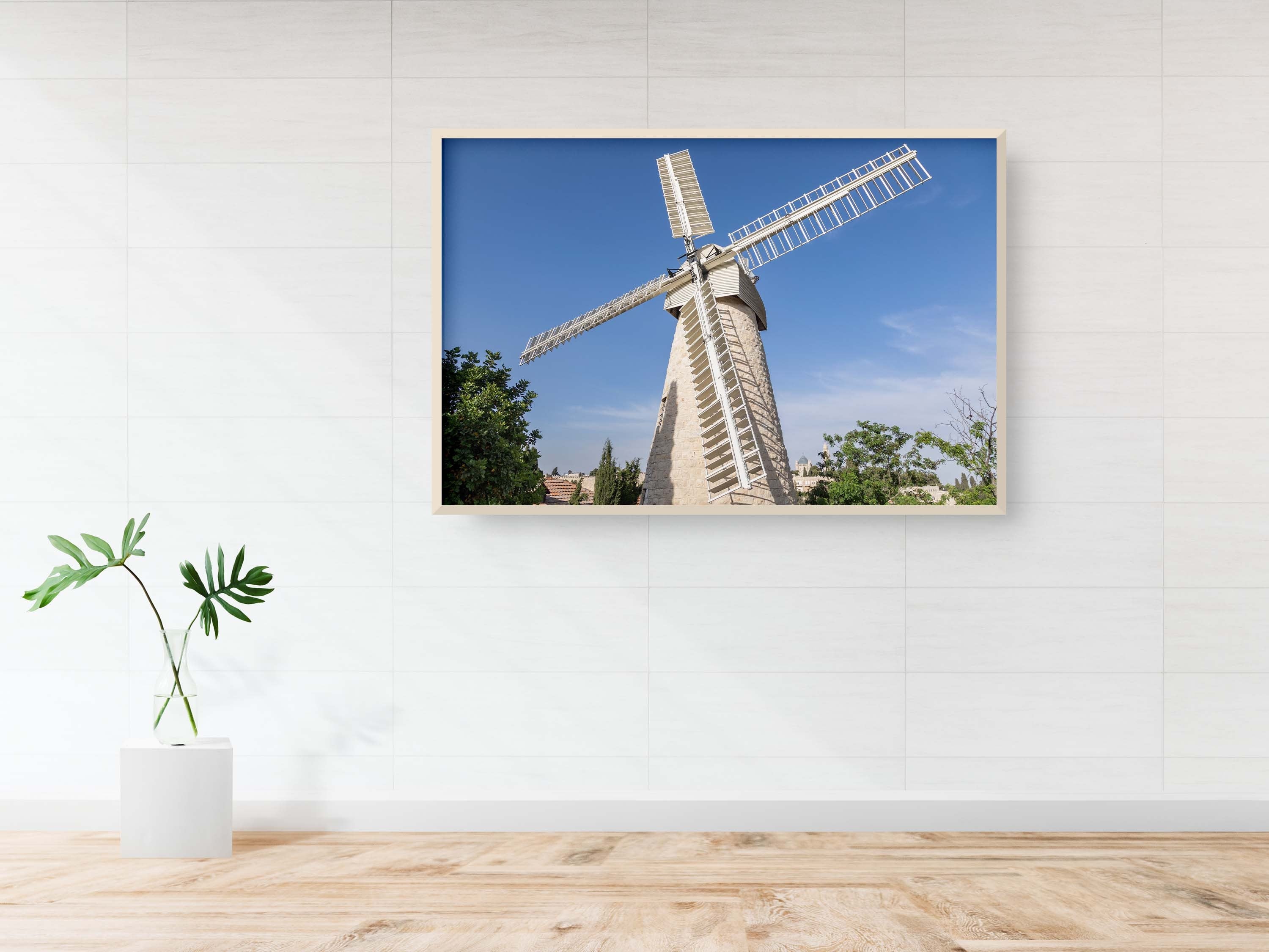 Jerusalem Windmill — Yamin Moshe Neighborhood Holy City