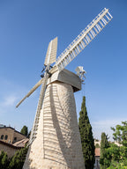 Jerusalem White Windmill at Yamin Moshe