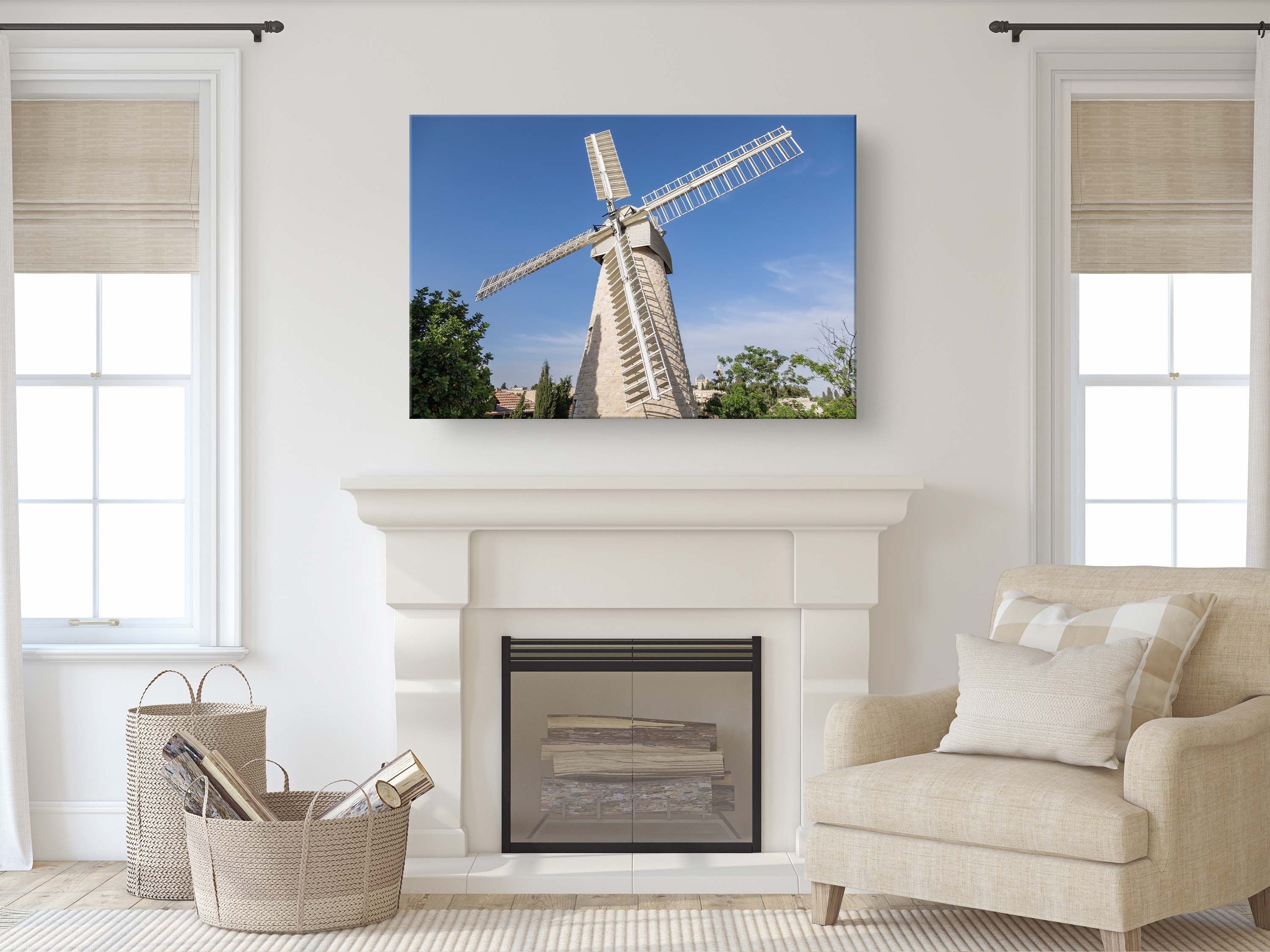 Jerusalem Windmill — Yamin Moshe Neighborhood Holy City