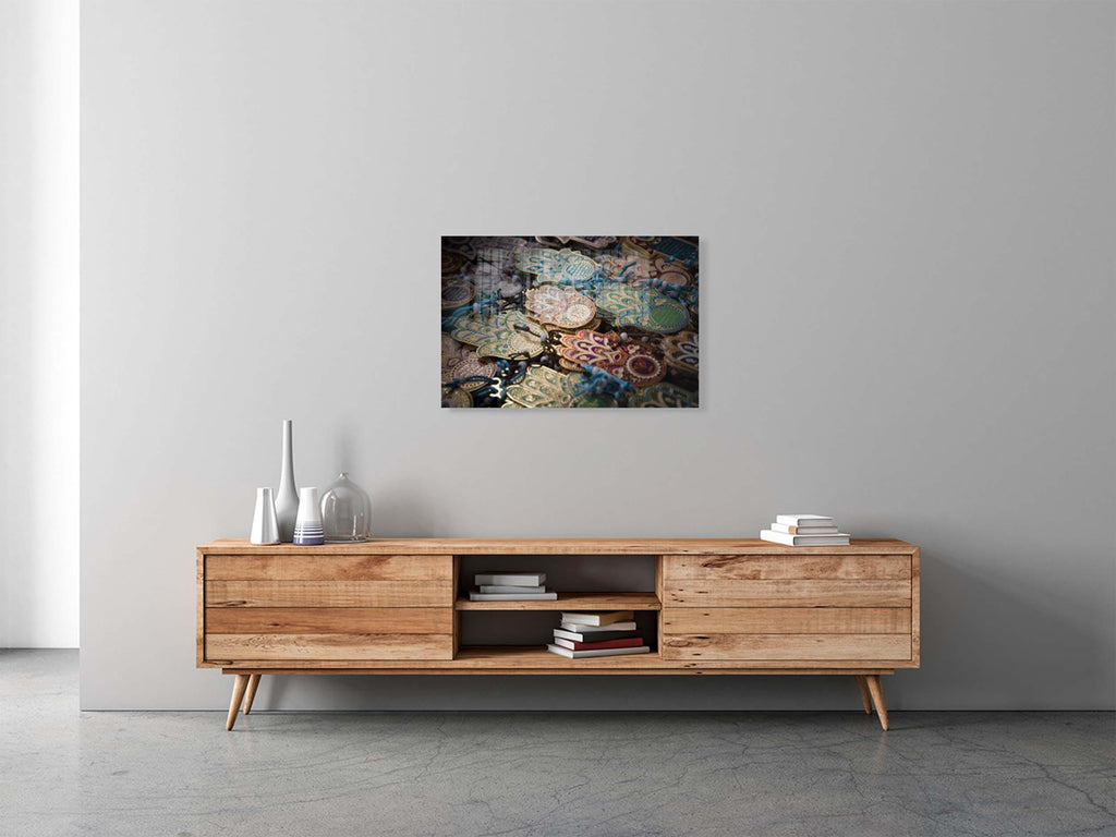 Colorful Israeli Hamsa Hands — Judaica Wall Art Israel Photography