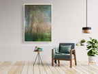 Holy Land Almond Tree Impressionist Painting — Jerusalem Almond Blossom